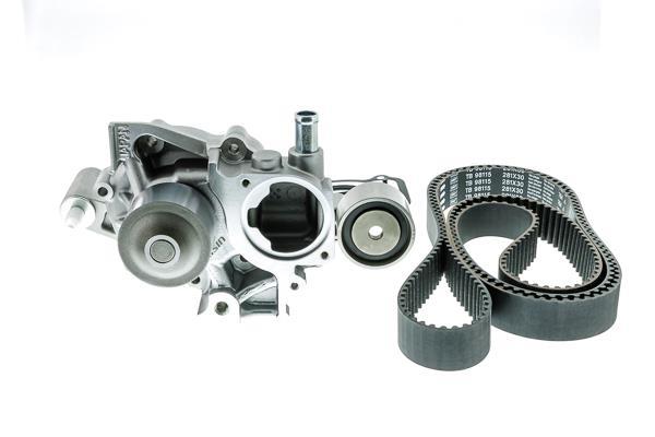 Bomba de agua + kit correa distribución AISIN ref. TKF-7102
